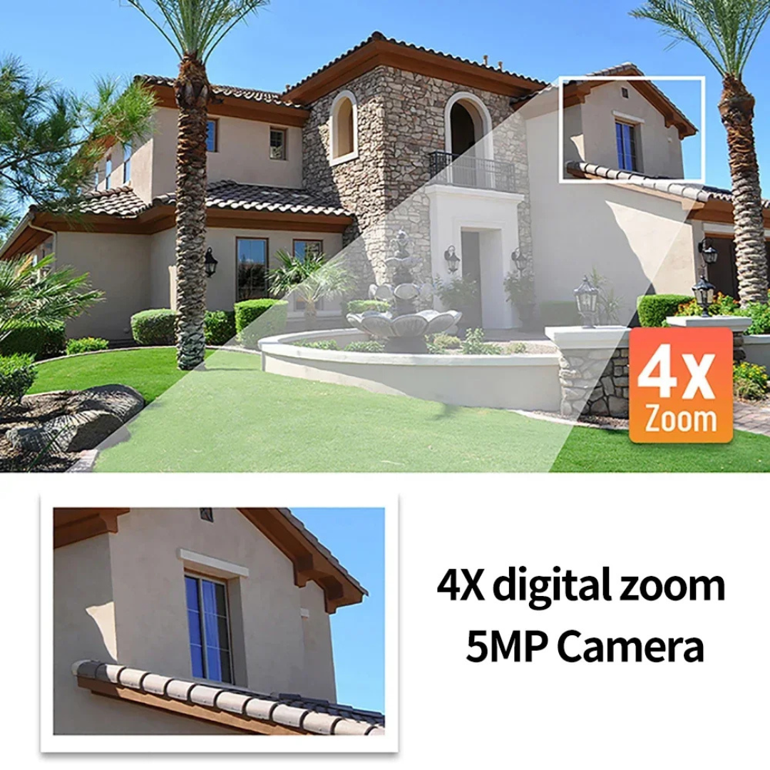 Camara inteligente 4X Zoom PTZ 360 °