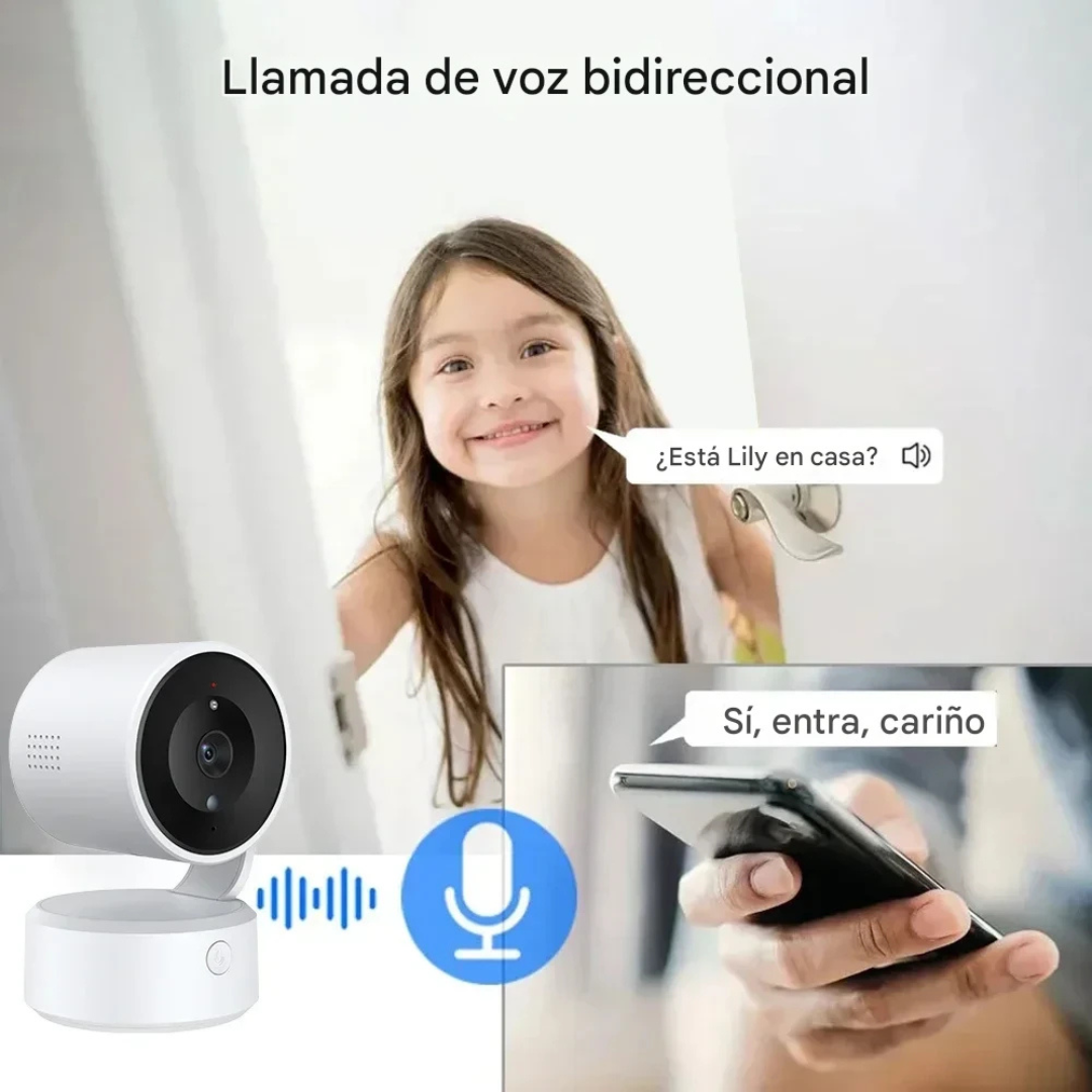 Camara inteligente 4X Zoom PTZ 360 °