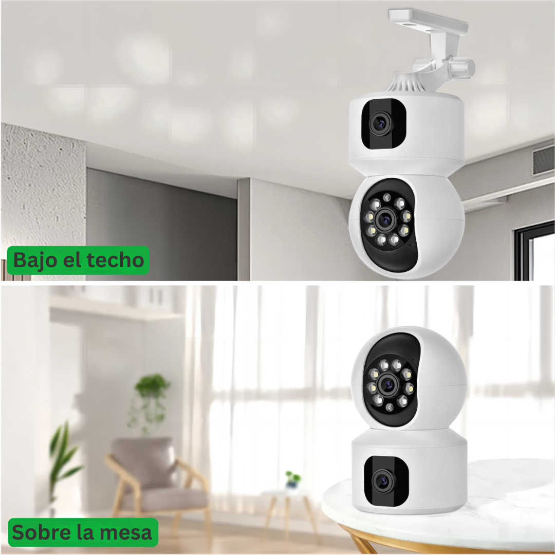 Camera IP WiFi de 8MP Dual Lens V380  Vision Smart