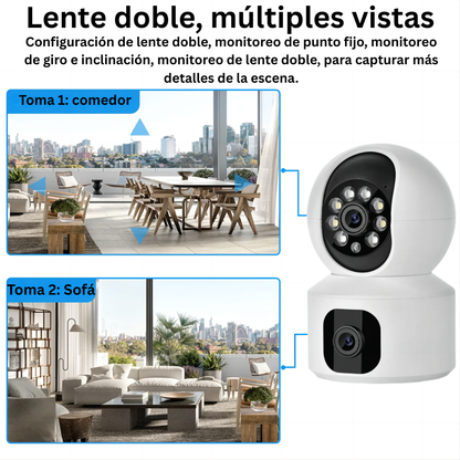 Camera IP WiFi de 8MP Dual Lens V380  Vision Smart