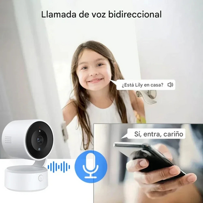 Camara inteligente 4X Zoom PTZ 360 °